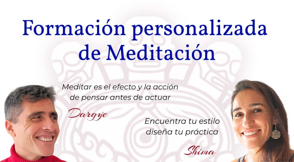 portada de la formación de meditación personalizada que dura 4 meses