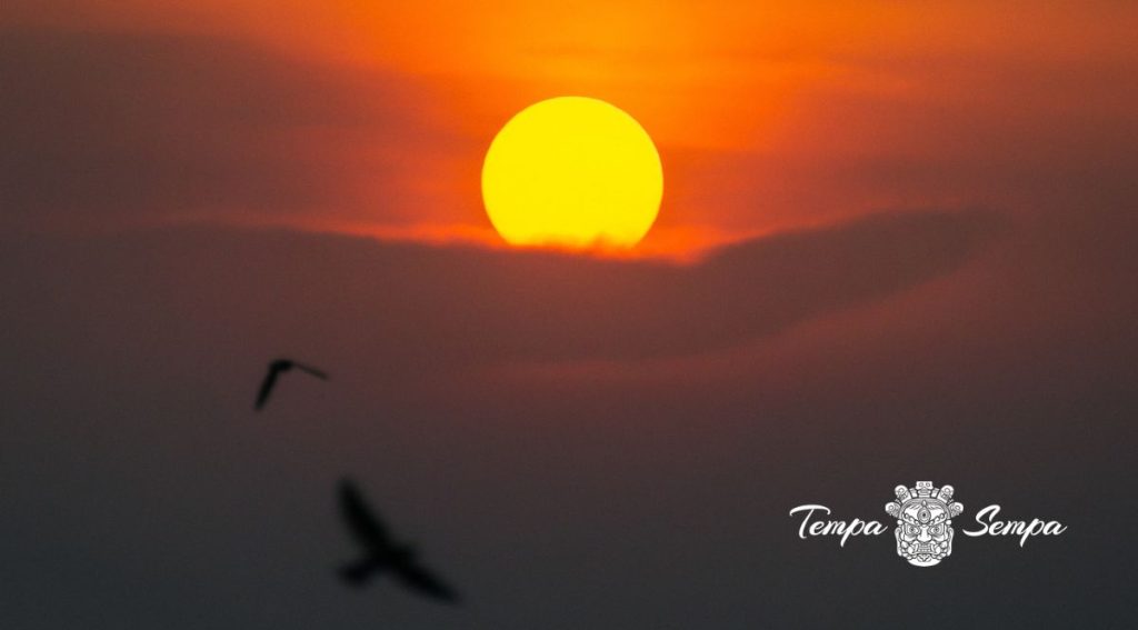 un atardecer nos muestra la impermanencia de las cosas
