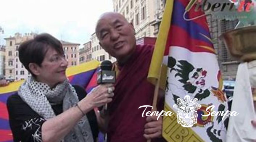 lama apoyando la causa tibetana
